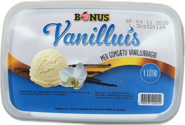 Bónus Vanilluís 1000 ml