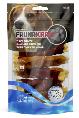 Faunakram tannstangir small með kjúklingi 180 g