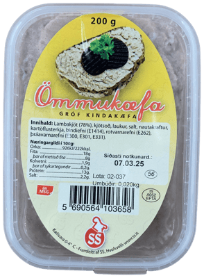 Ömmukofa Gróf kindakæfa 200 g
