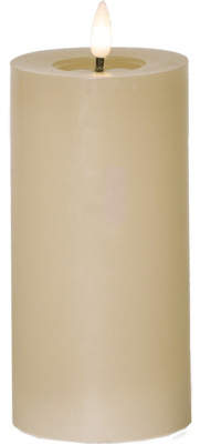 Pillar kerti 15cm beige