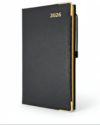 Dagbók - Plútó vasadagbók 2026 svört