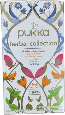 Pukka jurtasafn, lífrænt jurtate 34,4 g