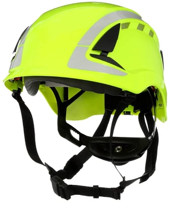 3M X5000 Öryggisklifurhjálmur HiViz með endurskini