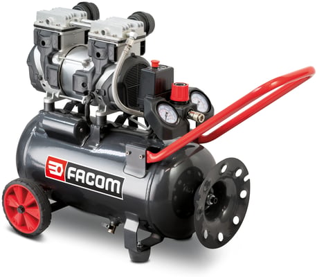Facom Hljóðlát loftpressa 2,5HP 24L kútur