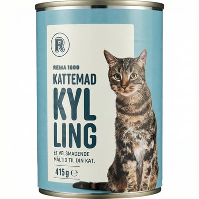 Rema 1000 kattamatur með kjúklingi 415 g