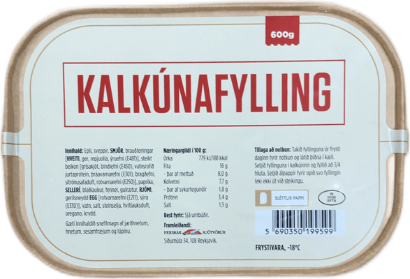 Ferskar Kjötvörur Kalkúnafylling 600 g