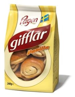 Pagen snúðar vanillu 260 g