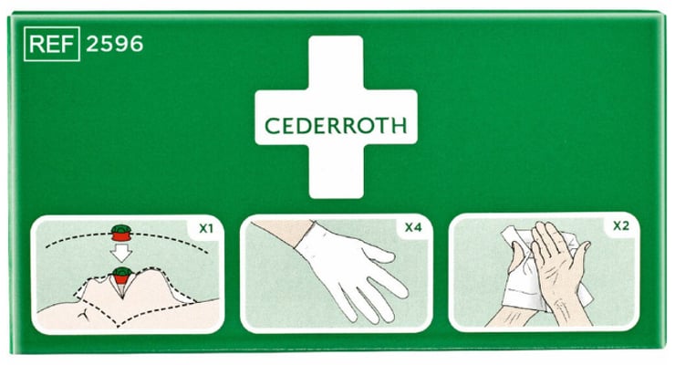 Cederroth Persónuhlífar fyrir skyndihjálp