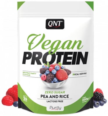 Qnt whey protein red fruit party 500 gr