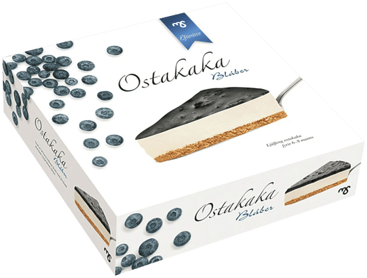 MS Ostakaka bláber 600 g