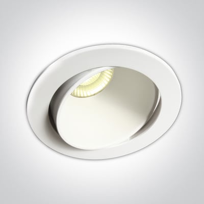 8w dark light stillanlegt hvítt