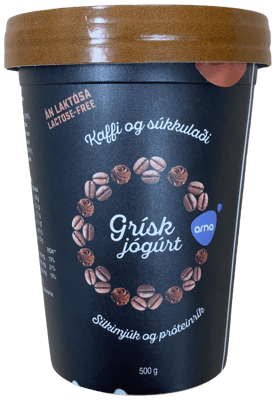 Arna Grísk Jógúrt Kaffi og Súkkulaði Laktósafrí 500 g