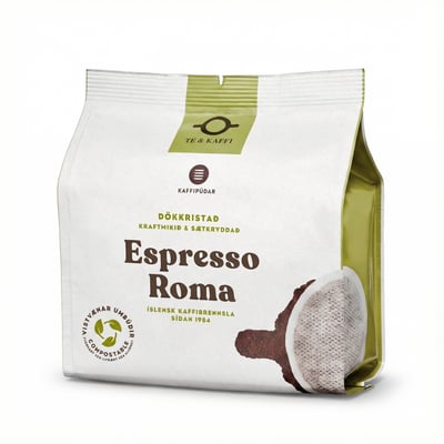 Te & Kaffi púðar espresso roma 14 stk
