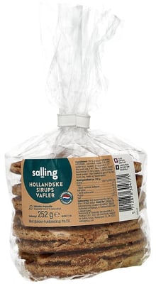 Salling hollenskar sýrópsvöfflur 252 g