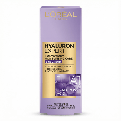 L'Oréal Paris Hyaluron Expert létt rakagefandi augnkrem 15 ml