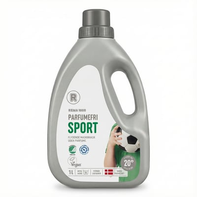 Rema 1000 Ilmefnalaust Sport fljótandi þvottaefni fyrir þvottavél 1000 ml