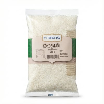 H-Berg Kókosmjöl Gróft 250 g