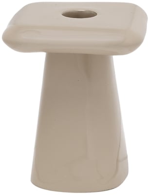 Candle Holder Roca Small Warm Grey