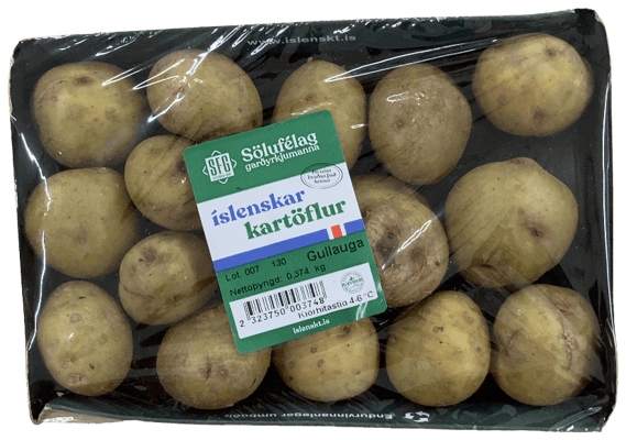 Íslenskt Gullauga kartöflur