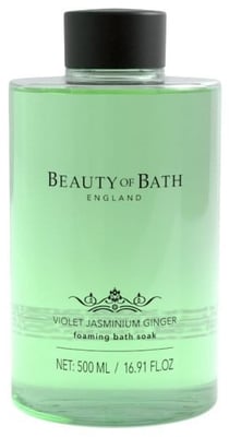 Beauty of Bath Violet Jasminium Ginger Freyðandi Bath Soak