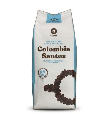 Te & Kaffi Colombia Santos Kaffibaunir 400 g