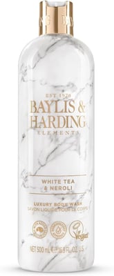 Baylis & Harding Elements White Tea & Neroli Lúxus Bað- og Sturtusápa 500 ml