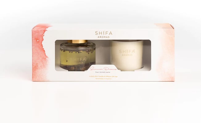 Shifa Aromas Summer Dreams- Lúxus Kerti & Ilmstangir gjafa sett