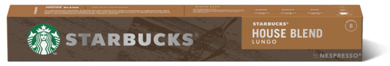 Starbucks House Blend Lungo frá Nespresso 57 g