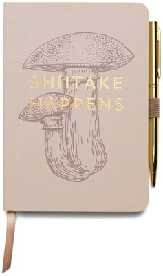 Shiitake Happens - Notebook with Pen