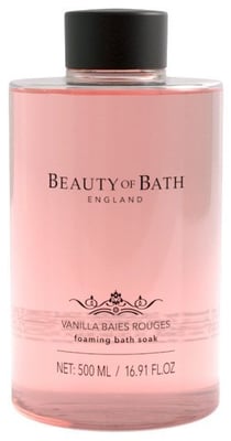 Beauty of Bath Vanilla Baies Rouges Freyðandi Bath Soak
