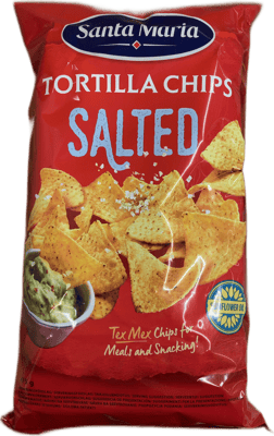 Santa Maria saltaðar tortillaflögur 475 g