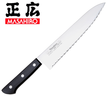 Masahiro BWH hnífur 24 cm. - Fyrir frosinn mat.