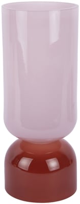 Vasi Large Soft pink w. red ochre