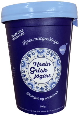 Arna Hrein Grísk Jógúrt Laktósafrí 500 g
