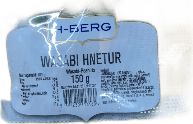 H-Berg Wasabi Hnetur 150 g