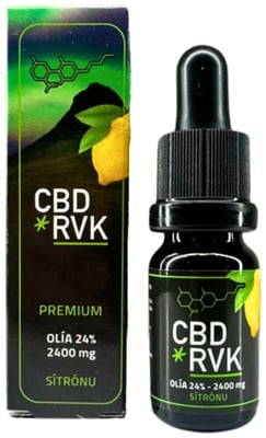 Premium CBD Olía / 24% 2400mg / 10ml / Sítrónu