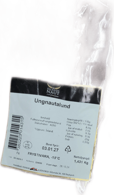 Íslands Naut fullmeyrnuð ungnautalund