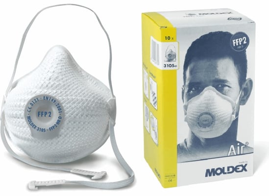 Moldex AIR rykgríma FFP2D M/L, 10skt