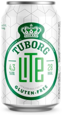 Tuborg Lite / 12 dósir