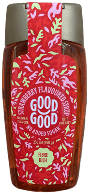 Good Good síróp með náttúrulegu jarðarberjabragði 250 ml