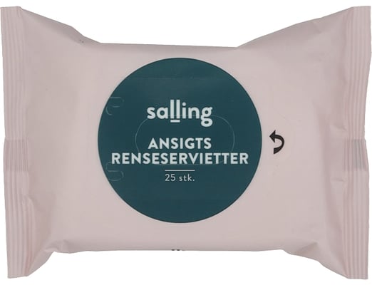 Salling andlitshreinsiklútar 25 stk.