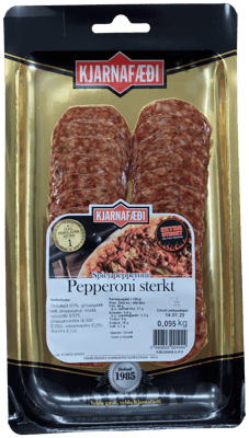Kjarnafæði Spicy Pepperoni Sterkt 95 g