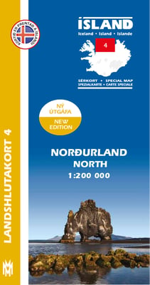 Norðurland 1:200 000: Landshlutakort 4