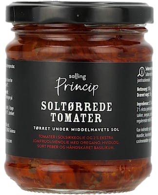 Salling Princip sólþurrkaðir tómatar 95 g (180 g nettó)