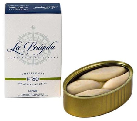 La Brújula Smokkfiskur í ólífuolíu - N°80