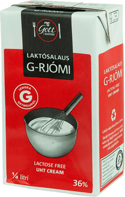 Gott í matinn Laktósalaus G-rjómi 36% 250 ml