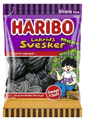 Haribo lakkríssveskjur 160 g