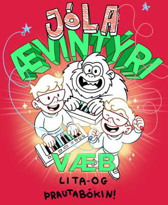 Jólaævintýri Væb - lita og þrautabókin