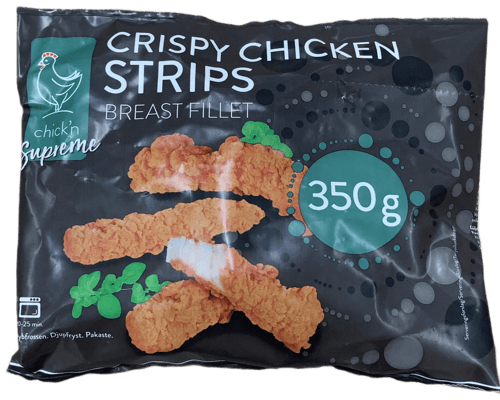 Chick'n Supreme stökkir kjúklingastrimlar úr bringuflaki 350 g