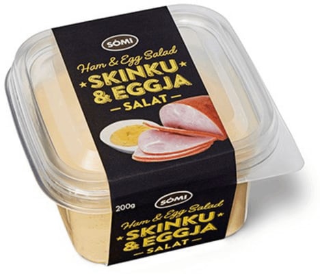 Sómi skinka/egg salat 200 gr